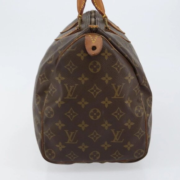 LOUIS VUITTON Monogram Speedy 35 Hand Bag - Picture 4 of 16